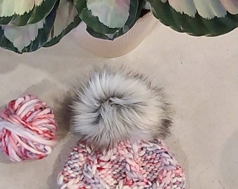 The Entangled Beanie, Luxury wool Beanie, Warm Winter hat. Merino wool hat