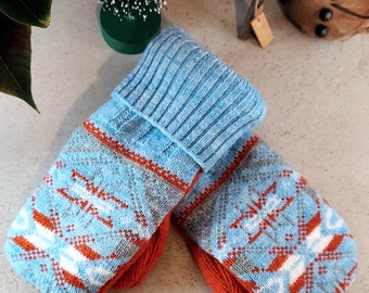 Recycled Sweater Mittens