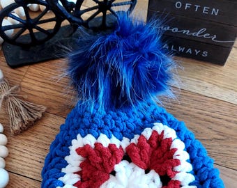 Hand Crocheted Winter Hats, Unisex hats, Girlfriend gifts, Acrylic Hats, Rainbow hats