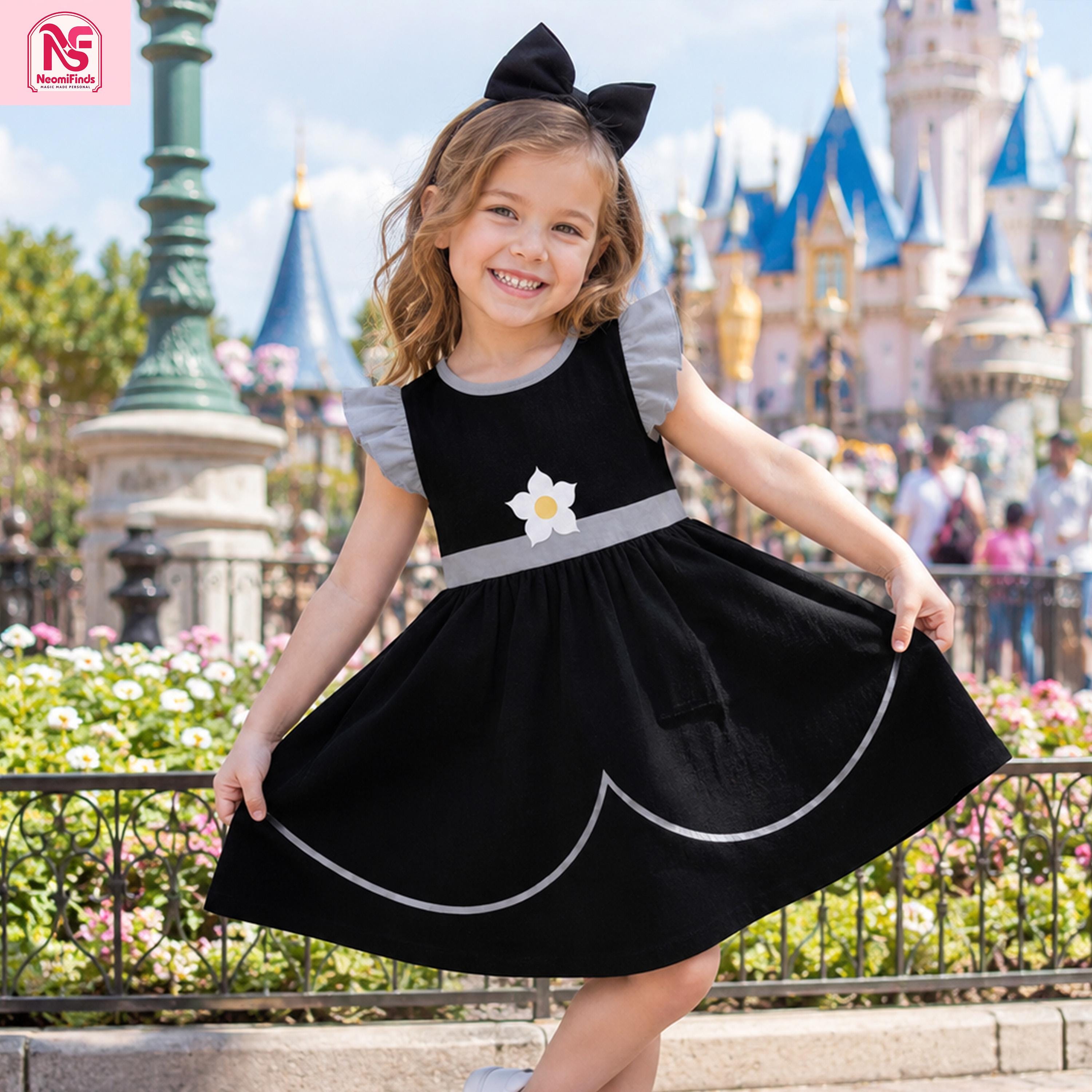 disney princesses that wear black dresses Princess Dress <B> SIZE</B>:34/XS The vinyl used for coatsandjackets Black Cord Tennesse Pinafore