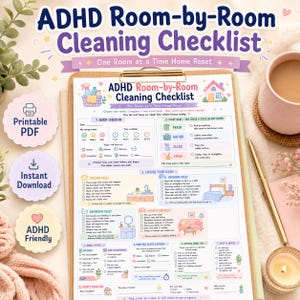 ADHS-Checkliste für die Zimmerreinigung: Ein Zimmer nach dem anderen – PDF zum Ausdrucken