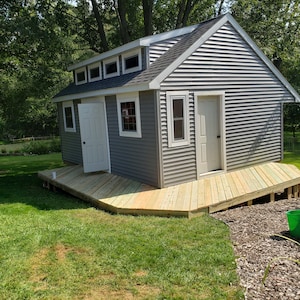 14' x 20' Barn Greenhouse Workshop Shed Project Plans