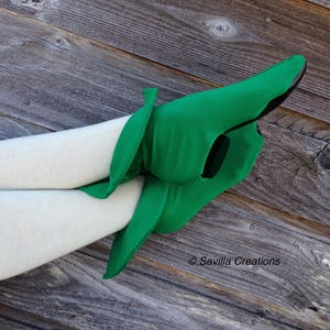 Elf-style booties. Shoe covers made in USA