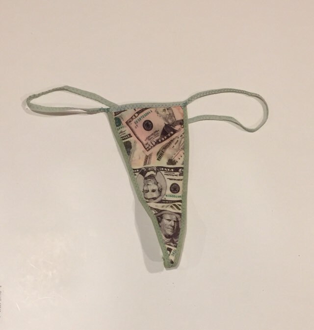 Money Gstring thong. One size fits most Etsy