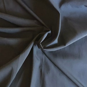 Water resistant nylon fabric by the yard. Dark gray