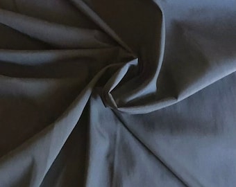 Water resistant nylon fabric by the yard. Dark gray