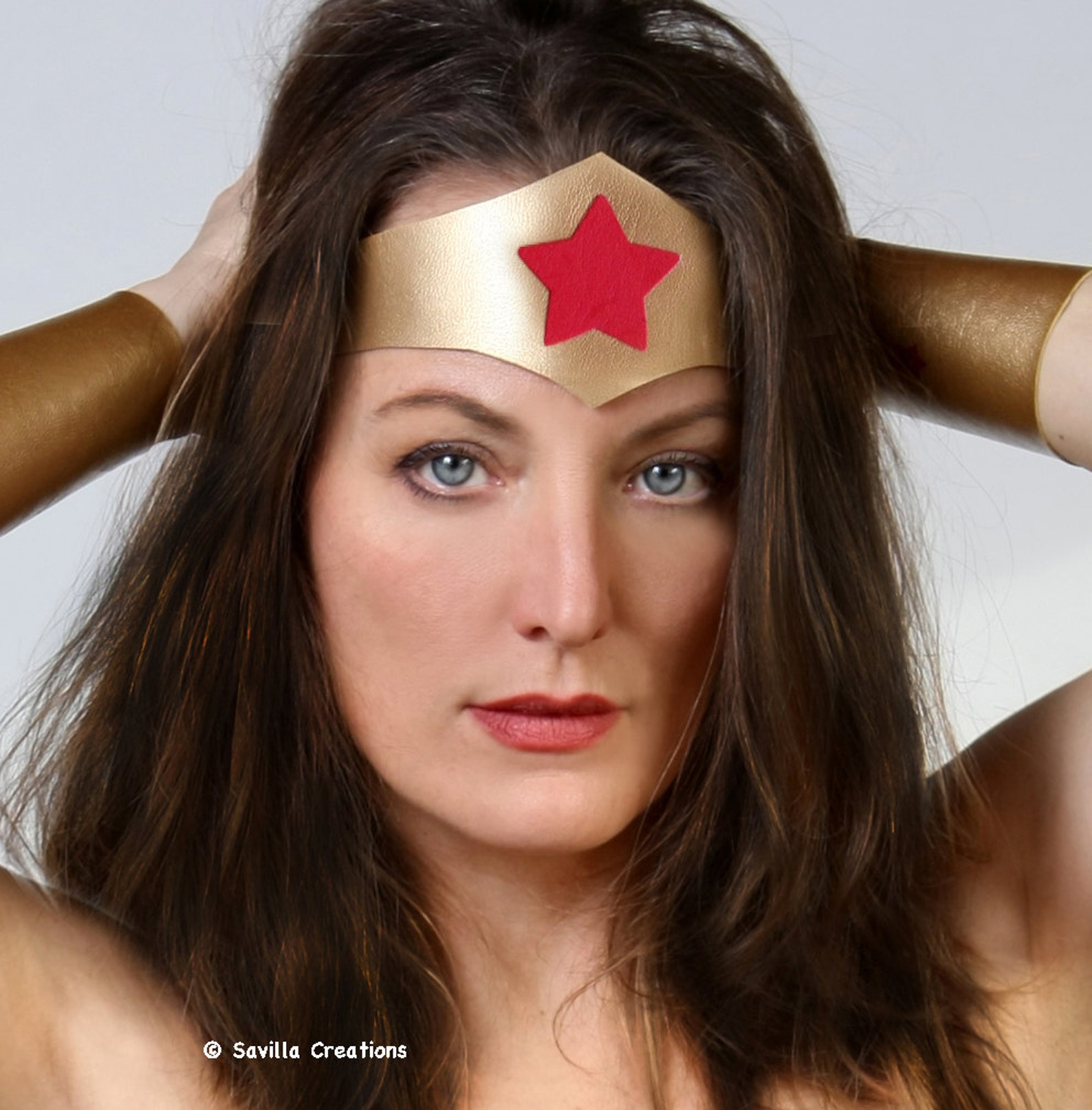 Download Wonder Woman Headband / Tiara. 4 styles. Silver or gold. Hand | Etsy