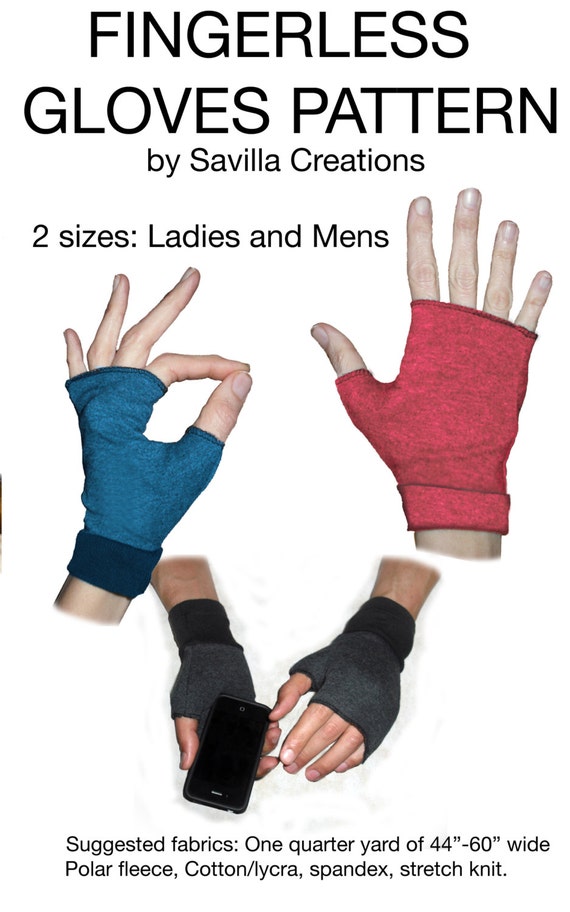Patrón de guantes: Guantes dedos en tamaños. y - Etsy España