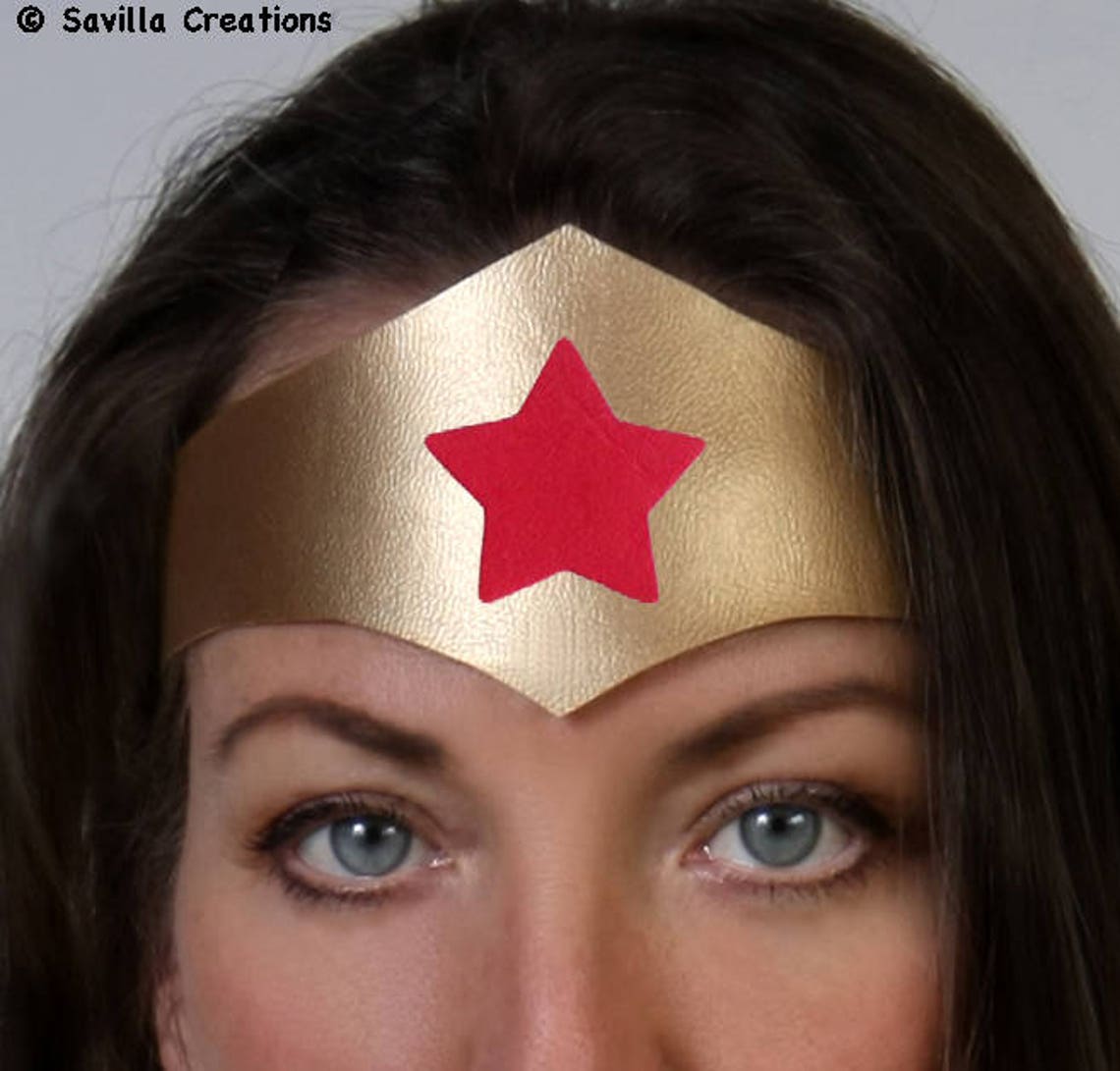 Wonder Woman Headband / Tiara. 4 Styles. Silver or Gold. Hand - Etsy