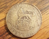 1921 Britain 6 Pence SILVER inv