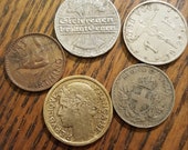 Europe Coin Lot of 5 1919-41 2Feb