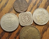 Europe Coin Lot of 5 1914-50 1Feb