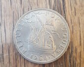 1964 Portugal 2 1 2 Escudo XF AU 1JX