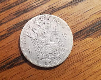 photo Belgique 5F Coin Value etsy