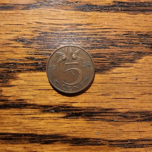 1941 Netherlands 5 Cent