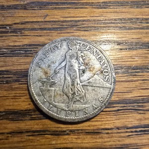 1907  Philippines 50 Centavos   SILVER    no S