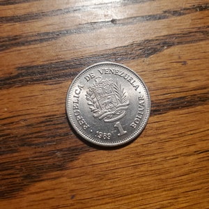 1989 Venezuela  Bolivar BU