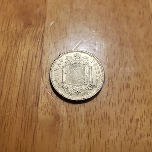 1953 (61) Spain Peseta  XF/AU  *inv