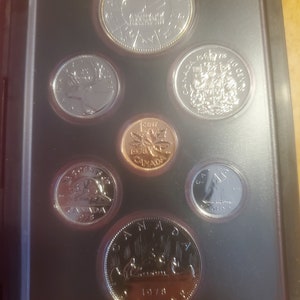 1978 Canada  Double Dollar PROOF Sets  with SILVER and encased