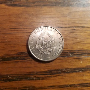 1955 Romania 25 Bani  UNC