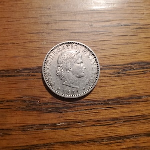 1884 Switzerland 20 Rappen