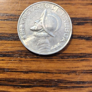 1947 Panama  1/4 Balboa SILVER *inv2