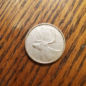 1959 Canada 25 Cent  SILVER