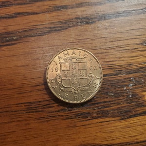 1963 Jamaica 1/2 Penny BU