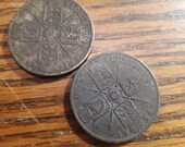 Britain Florin lot of 2 1921-24 SILVER