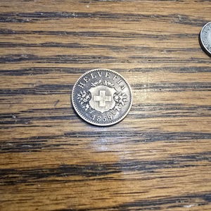 1859 Switzerland 20 Rappen