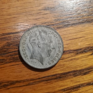 1940 Belgium 5 Franc