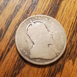 1910 Canada  25  Cents  SILVER *inv3