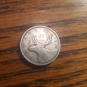 1942 Canada 25 Cent  SILVER
