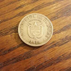 1929 Panama 5 Centesimos  inv5