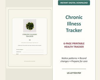 Chronic Illness Tracker (PDF Download)