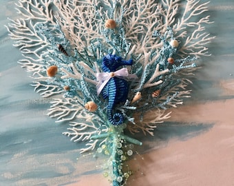 Coral Christmas Tree Etsy