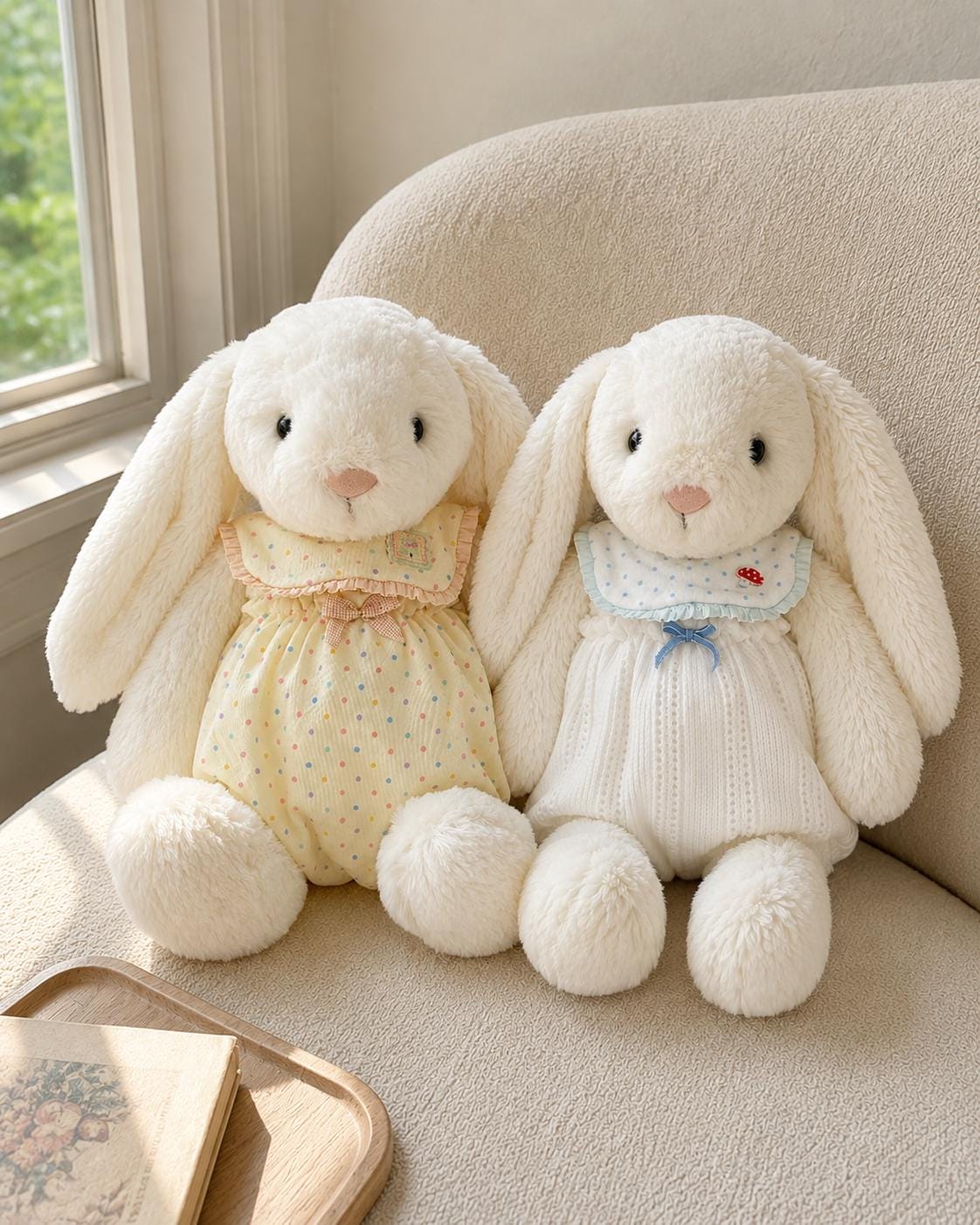Jellycat White Bashful Bunny - Etsy