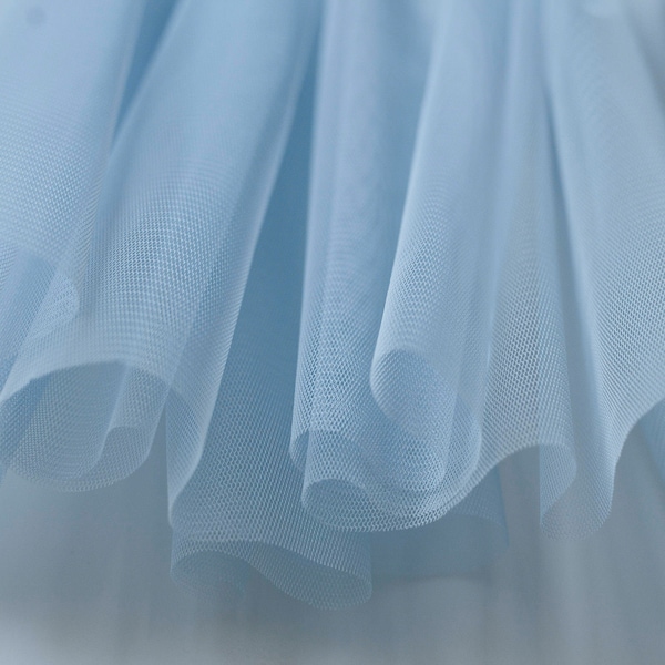 Light Pastel Blue Soft Tulle Veiling Fabric 150cm wide -  Sold by the metre (M2)