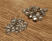 Pack of 20 x 11mm self cover metal buttons