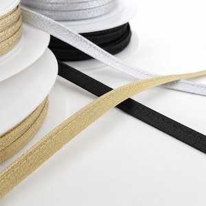 Metallic Glitter Lurex Piping Cord – 3mm Flanged Insert Sewing Trim