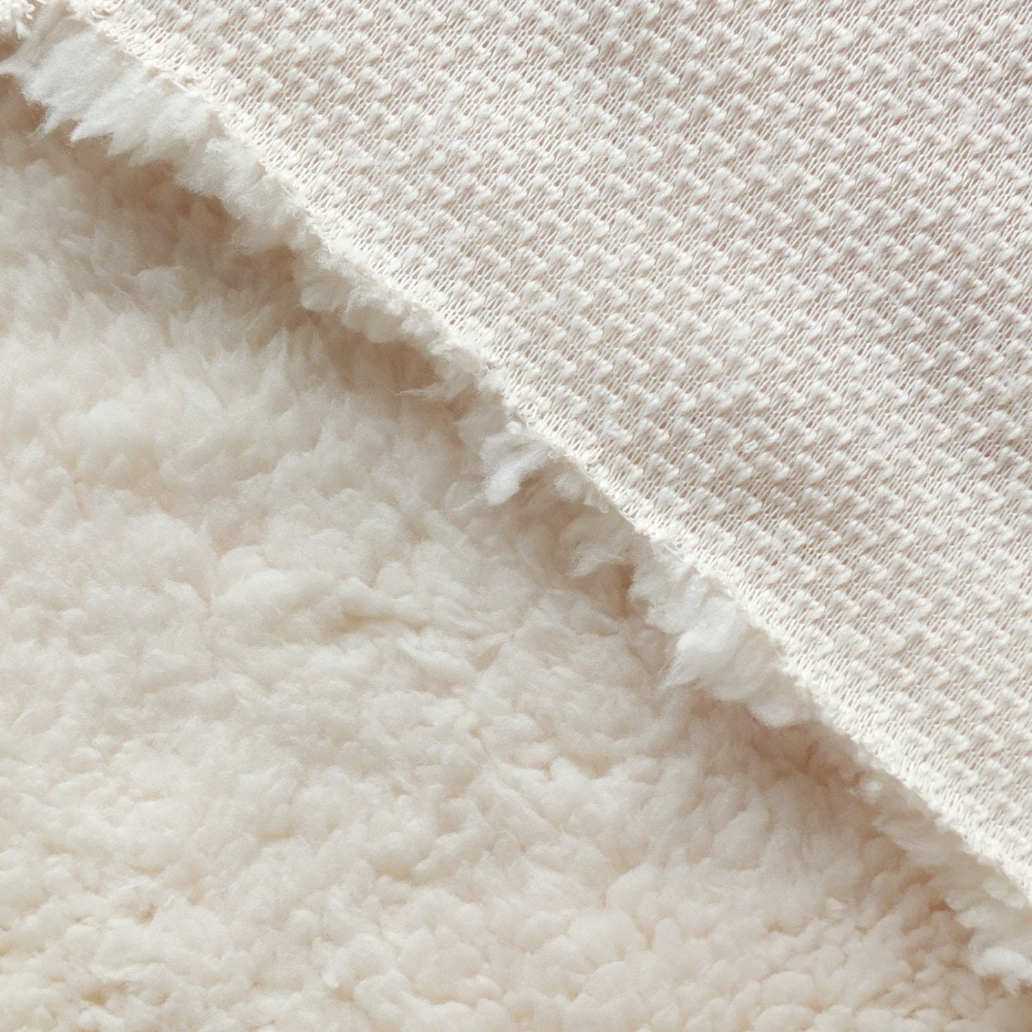 Rich Cream Coloured Luxury Sherpa Fleece Fabric Soft Cuddly - Etsy UK