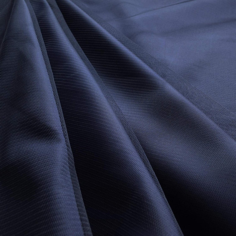 Navy Dark Blue Soft Tulle Fabric 150cm wide Evening / special occasion wear Sold by the metre M2 image 5