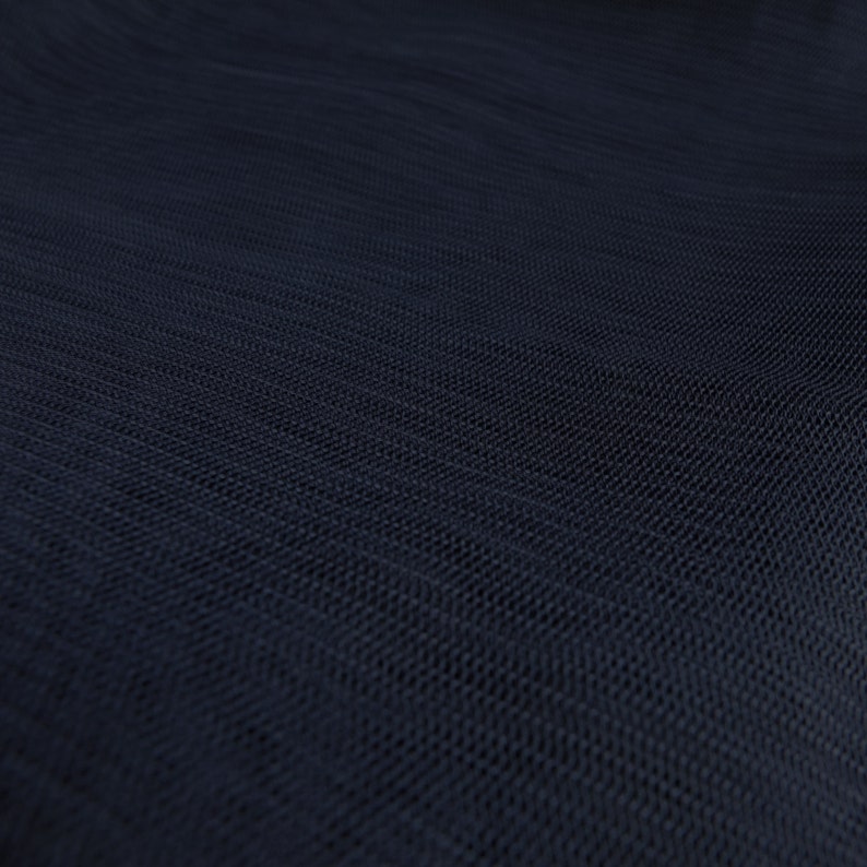 Navy Dark Blue Soft Tulle Fabric 150cm wide Evening / special occasion wear Sold by the metre M2 image 4