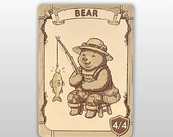 Magic the Gathering Bear Token 4/4