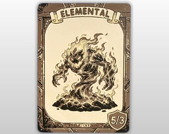 Magic the Gathering Elemental Token 5/3