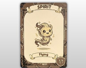 Magic the Gathering Spirit Token 1/1