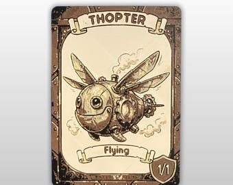 Magic the Gathering Thopter Token 1/1