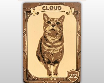Magic the Gathering Custom Pet Token (Your Pet)
