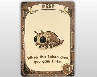 Magic the Gathering Pest Token 1/1