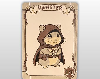 Magic the Gathering Hamster Token 1/1
